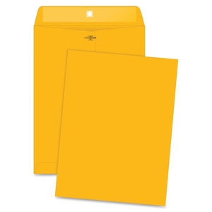 Business Source 36660 Clasp Envelopes, 28 lb., 6"x9", 100/BX, Brown Kraft by Business Source