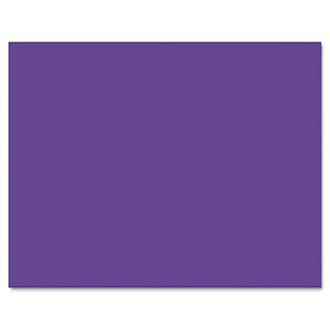 Railroad Board, 4-Ply, 22 x 28, Purple, 25 Sheets/CT by PACON CORPORATION