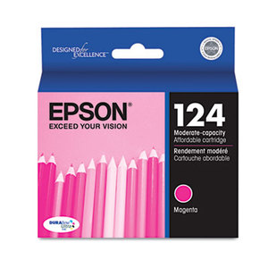 Epson Corporation T124320 T124320 (124) Moderate Capacity Ink, Magenta by EPSON AMERICA, INC.