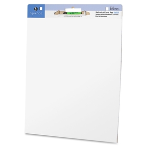 Sparco Products 52625 Self-stick Easel Pad, 25"x30", 30 Sh, 2/CT, WE by Sparco