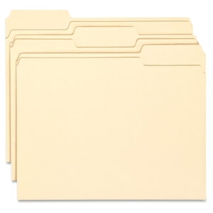 SMEAD MANUFACTURING COMPANY 10330 File Folders, 1/3 Ast Tab Cut, 1 Ply, Letter, 100/B, MLA by Smead