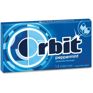 Mars, Inc 21486 Orbit Gum, Individually Wrapped, 12/BX, Peppermint by Orbit