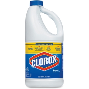 The Clorox Company 30769CT Concentrated Clorox Liquid, Reg, 64oz., 8/CT, Clear by Clorox