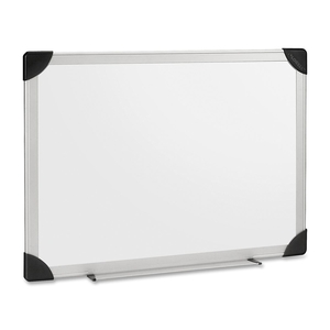Dry-Erase Board, 24"x18", Aluminum Frame/White by Lorell
