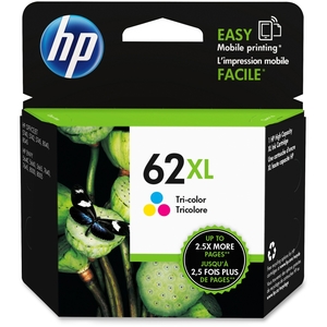 Hewlett-Packard C2P07AN HP 62XL High Yield Tri-color Original Ink Cartridge C2P07AN-HP 62XL Tri-color Ink Cartridge NA by HP