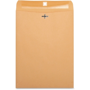 Clasp Envelopes,28 lb.,9"x12",100/BX,Brown Kraft by Business Source