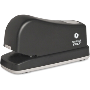 Business Source 62828 Electric Stapler, Half Strip, 20 Sht Cap., Dark Grey by Business Source