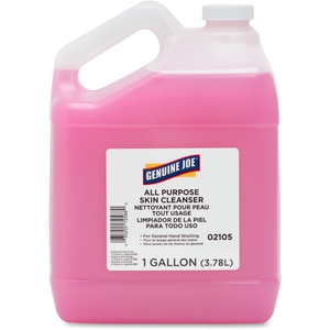 Hand Soap Lotion, Dispenser Refill, 1 Gallon, Pink by Genuine Joe