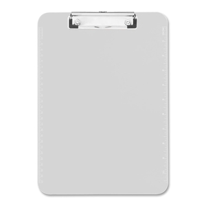 Sparco Products 01869 Plastic Clipboard,w/ Flat Clip,9"x12",Clear by Sparco