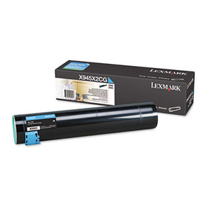 Lexmark International, Inc X945X2CG X945X2CG High-Yield Toner, 22000 Page-Yield, Cyan by LEXMARK INT'L, INC.