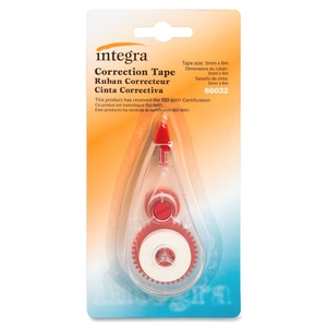 Correction Tape, Nonrefillable, 5mmx6m, White by Integra