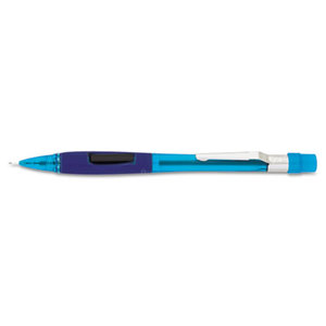 Quicker Clicker Mechanical Pencil, 0.5 mm, Transparent Blue Barrel by PENTEL OF AMERICA