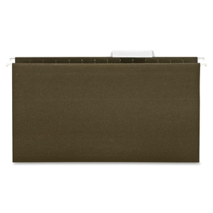 Business Source 43569 Hanging File Folder, Legal, 11 Pt., 1/3 Cut, 25/BX, Green by Business Source