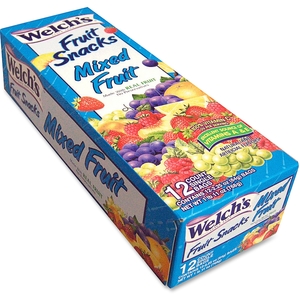 Promotion In Motion Inc. 3124 Fruit Snacks, Fat Free, 2.25 oz Packs, 12/BX by Welch's