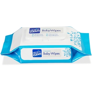 PDI Healthcare PNCW077233 Baby Wipes, Nice'N Clean, LaTex -Free, 6.6"x7.9", 80/PK, BE by PDI