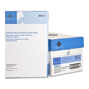 Sparco Products 00812 Copy Paper, 92 GE/112 ISO, 20 Lb, 11"x17", 5 RM/CT, WE by Sparco