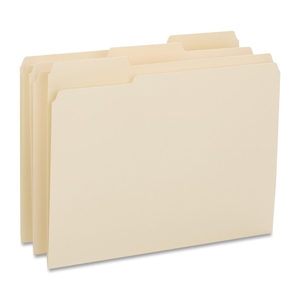 Business Source 16515 File Folder, Letter, 3/4" Exp., 14PT, 1/3", 50/BX, Manila by Business Source