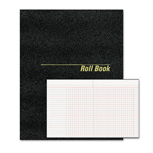 REDIFORM OFFICE PRODUCTS 43523 Roll Call Book, 9-1/2 x 7-7/8, Black, 48 Pages by REDIFORM OFFICE PRODUCTS