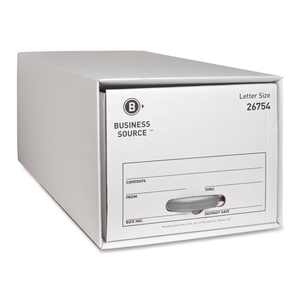 Business Source 26754 Storage Drawer, Letter, 12-1/2"x23-1/2"x10-1/4", 6/CT, WE by Business Source