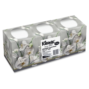 Kimberly-Clark Corporation 21200 Facial Tissue, Boutique, Cube Box, 95 Tissues/BX, 3BX/PK by Kleenex