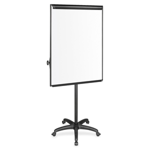 Bi-silque S.A EA4800055 Presentation Easel, Pen Tray, Mobile, 29-1/2"x74-1/2", Black by MasterVision