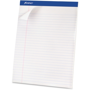 Tops Products 20360 Perforated Pad, Legal, 50 Sheets/Pad, 8-1/2"x11-3/4", WE by Ampad