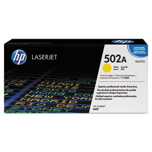 Hewlett-Packard Q6472AG HP 502A, (Q6472A-G) Yellow Original LaserJet Toner Cartridge for US Government by HEWLETT PACKARD SUPPLIES