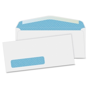 Business Source 42205 Security Window Envelopes,No. 10",4-1/8"x9-1/2",500/BX,WE by Business Source