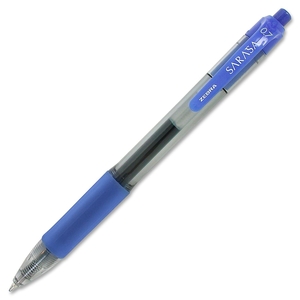 ZEBRA PEN CORPORATION 46820 Gel Pens, Retractable, Medium Point, .7mm, Blue Ink by Zebra Pen