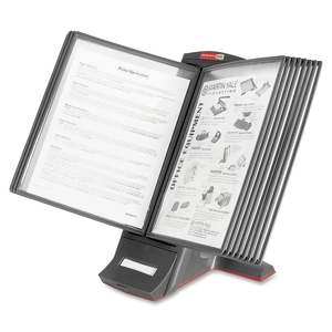 Martin Yale Industries MVMD12 Desktop Stand System,12 Sleeves,24 Documts,6"x14-1/2"x9-1/2" by Master