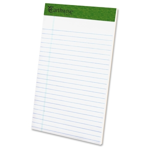 Tops Products 20152 Writing Pads, Jr. Legal Ruled, Perforated,50 Sht, 5"x8",WE by TOPS