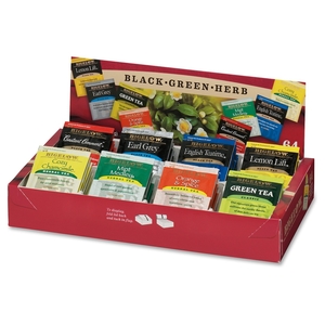 R.C. Bigelow, Inc 10568 Tea Tray Pack, 8 Assorted Teas, 64/BX by Bigelow Tea