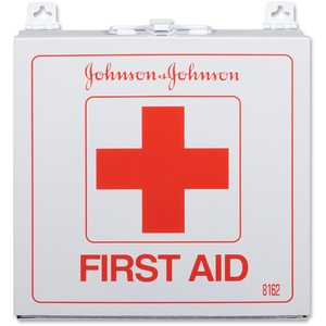 Johnson & Johnson Services, Inc 8162 First Aid Kit,227 Pcs,Up To 50 People,10-1/2"x10-1/2"x2-3/8" by Johnson&Johnson