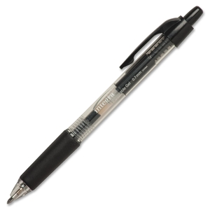 Integra 30035 Gel Pen, Retractable, Comfort Grip, .7mm Point, Black by Integra