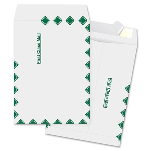 Business Source 65858 Catalogueue Envelopes, 1st Class, 9"x12", 100/BX, White by Business Source