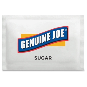 Genuine Joe 02390 Sugar Packets, 0.1 oz, 1200/PK by Genuine Joe