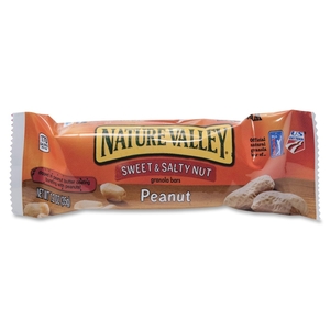 General Mills, Inc SN42067 Nut Granola Bars, Sweet/Salty, 1.2oz, 16/BX, Peanut by NATURE VALLEY