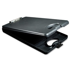 Portable Desktop Clipboard, 1/2"Storage,10"x16", Black by Saunders