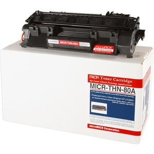 microMICR Corporation MICRTHN80A MICR Toner Cartridge, 2700 Page Yield, Black by Micromicr