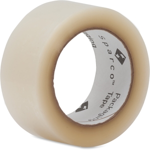 Sparco Products 01613 Packaging Tape Roll, 1.9 mil, 2"x110 Yards, 1 Roll, Clear by Sparco