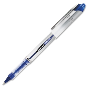 Rollerball Gel Pen, Refillable, Bold Point,0.8mm, Blue Ink by Uni-Ball