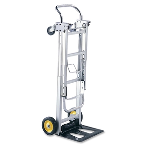 Safco Products 4050 Convertible Hand Truck, 2 or 4 Wheels, 15-1/2"x9-43"x36", AM by Safco