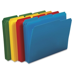 SMEAD MANUFACTURING COMPANY 10500 File Folders,1/3 Assorted Tabs,11-5/8"x9-1/2",24/BX,AST by Smead