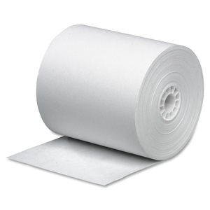 Business Source 31824 Paper Roll, Single Ply, Bond, 3"x165', White by Business Source