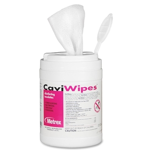 Metrex Research MACW078100 Cleaner/Disinfectant Towelettes,6"x6-3/4",160/Canister by Caviwipes