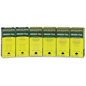 R.C. Bigelow, Inc 10578 Green Teas, 168/CT, Assorted by Bigelow Tea