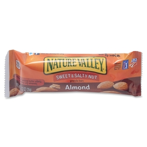 General Mills, Inc SN42068 Nut Granola Bars, Sweet/Salty, 1.2oz, 16/BX, Almond by NATURE VALLEY