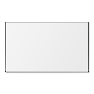 Porcelain Board, Magnetic, 6'x4', Satin Aluminum Frame by Lorell
