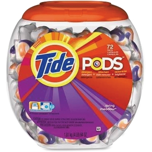 Procter & Gamble 50978 3-in-1 Laundry Capsules, 72 Pods/Tub by Tide