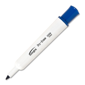 Integra 33308 Dry-Erase Marker, Chisel Tip, Blue by Integra